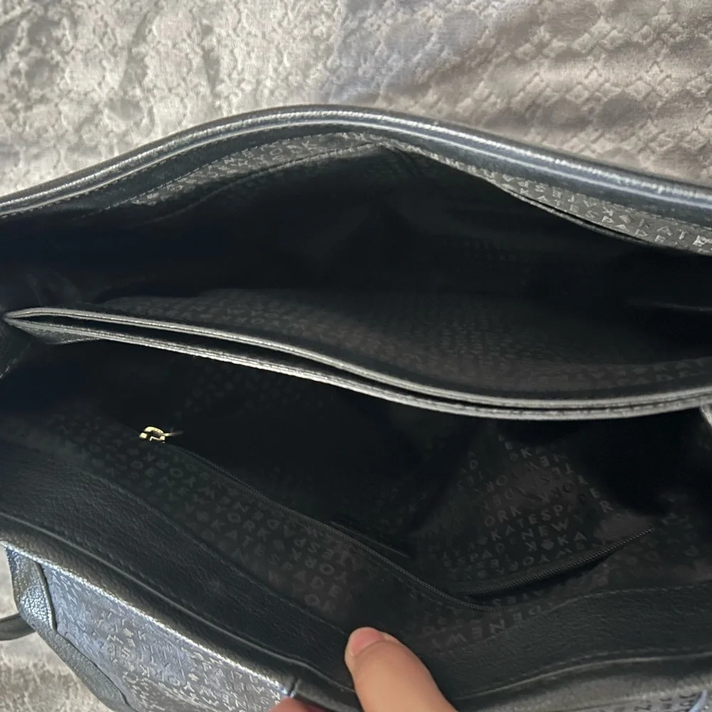 Kate Spade New York Bailey Street Bruna leather satchel in black - Picture 4 of 5